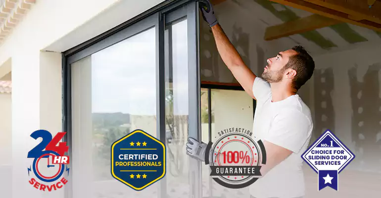 Sliding Glass Door Track Repair Service in Wilton Manors