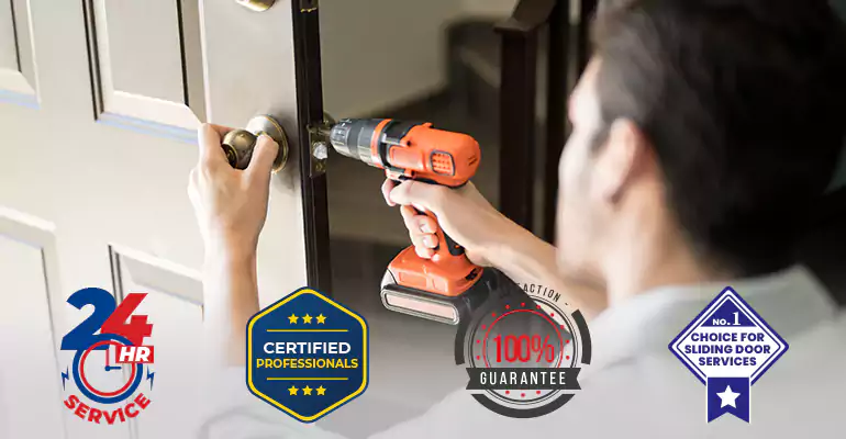Sliding Wood Door Repair in Wilton Manors