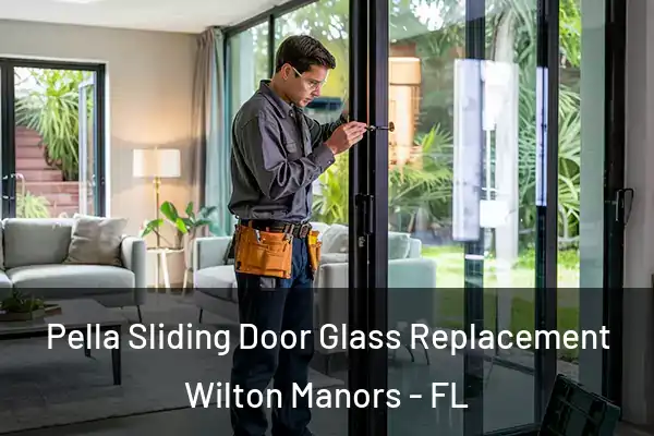  Pella Sliding Door Glass Replacement Wilton Manors - FL